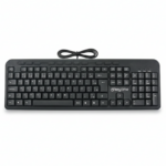 Teclado Office Keytime MM KeyCraft USB 2.0 Teclas Multimídia Full Size Preto - KYT00010
