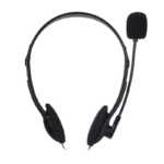 Headset Office Keytime Standard Com Microfone 30mm 3.5mm Preto- KYT00026