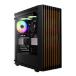 Gabinete Gamer Gamdias Aura GC4 Elite 3 Fans ARGB S/Fonte Mid Tower Preto - Aura GC4