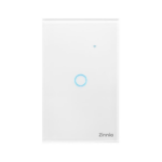 Smart Interruptor Zinnia 1 Botão 10A Wi-Fi 50/60Hz Branco - ZNS-I1B-WH01