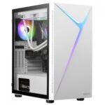 Gabinete Gamer Gamdias Argus E4 Elite RGB MidTower S/Fan S/fonte Vidro Temperado Branco - ARGUS E4 ELITE W