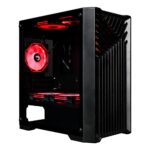 Gabinete Gamer Rise Mode X1 S/Fan S/Fonte MidTower ATX Vidro Temperado Preto - RM-X1-01-FB