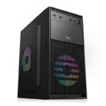 Gabinete Office Aigo Q1718 S/Fan S/Fonte MiniTower M-ATX Preto - Q1718-BK