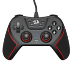 Controle Gamer Redragon Ephemera USB Hall Effect Preto e Vermelho - G713
