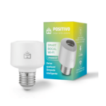 Smart Bocal Positivo Casa Inteligente Wi-Fi Soquete E27 100W Alexa  E Google Bivolt Branco