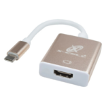Cabo Adaptador Flex 3.0 USB-C Para HDMI Branco - XC-ADP-08