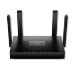 Roteador Cudy WR3000 Mesh AX3000 WiFi 6 Gigabit 4 Antenas Até 256 Dispositivos Preto