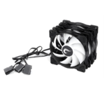 Fan Rise Mode X Led Rainbow 120mm Preto - RM-XLD-01-RBW1 - Imagem 4