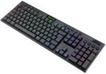 Teclado Mecanico HORUS RGB Redragon Preto Swit Azul K619-RGB - Imagem 5