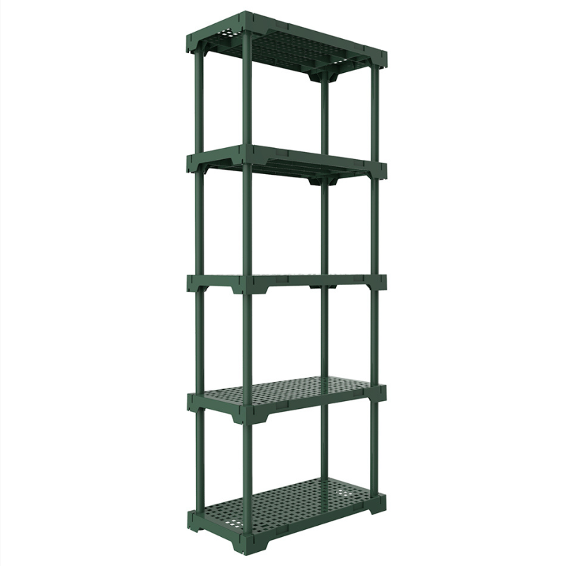 407d3453cb0496af08a1efa609d1c6b5.png Estante 5 Prateleiras Plástica Poly Grifit Multi-Uso Verde 167x70x35 - Imagem 1