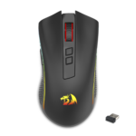 Mouse Gamer Redragon Cobra Pro Wireless Sem Fio 16000DPI 1000Hz USB 2.4G Preto - M711-PRO