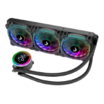 Water Cooler Rise Mode Aura Ice Black ARGB 360mm AMD/Intel Preto - RM-WAIB-06-ARGB