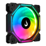 Cooler Fan Rise Mode Hex Tornado ARGB 120mm Preto - RM-H-ARGB-TOR-B
