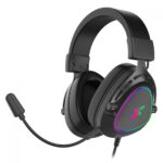 Headset Gamer SuperFrame Sound RGB 50mm Surround 7.1 USB Preto - SF-HS-SD7CR3B