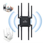 Repetidor Roteador WiFi 3 em 1 funções 1200Mbps 2.4GHz Branco - MM-LYQ4 - Imagem 6