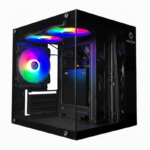 Gabinete Gamer Hayom GB1787 Aquário 3 Fans S/Fonte MICRO-ATX - GB1787