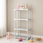 Estante 4 Prateleiras Plástica Poly Grifit Multi-Uso Branca 127x70x35 - Imagem 2