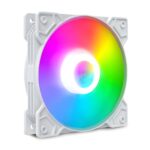Cooler Fan Snaker Shadow LED Rainbow 120mm Silencioso PC Branco