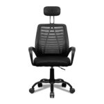 Cadeira Office Zinna Aloe Ergonômica Laminada Butterfly Preto - ZNO-ALOE-BK
