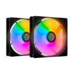 Kit 2 Fans TGT Striker Rainbow 120mm - TGT-STK2-BLRBW