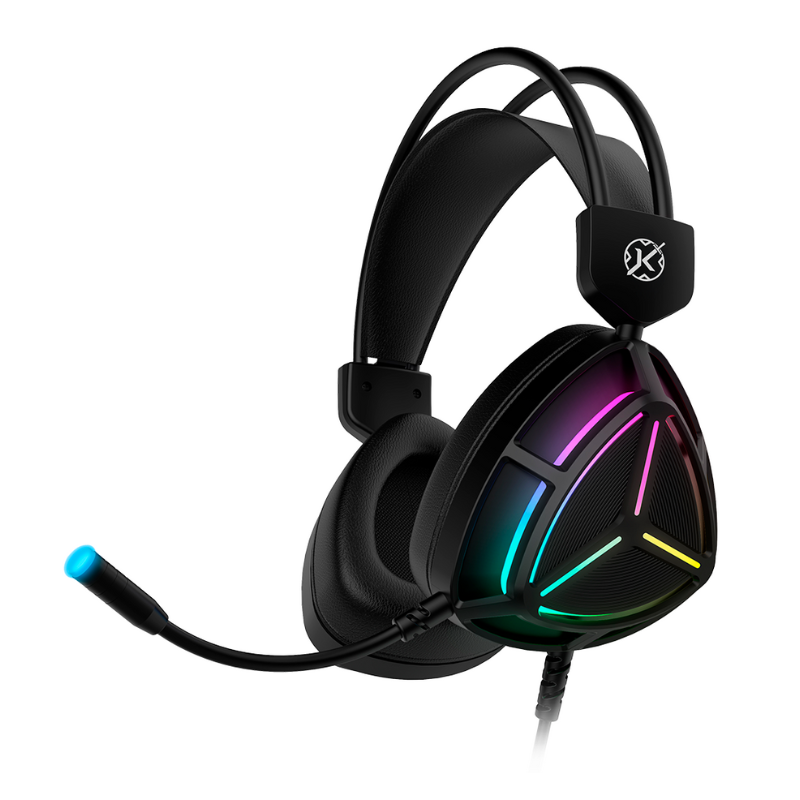 77a89a9122d0b65d205626a17bb6f862.png Headset Gamer Kalkan Sven RGB 50mm USB+3.5mm 2M Preto - KLK00053 - Imagem 1