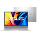 Notebook Asus Vivobook 15 4GB 128GB SSD Intel Pentium Gold 7505 15,6" FHD W11 Home Prata Metálico - X1500EA-EJ4239WS
