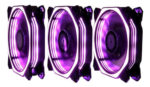 Kit Cooler Fan Rise Mode RGB Aura 3x120mm - RM-AU-02-RGB