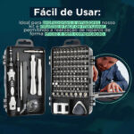 Kit 115 Chave Precisão Reparo Celular Tablet Notebook Fenda - Imagem 4
