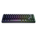 Teclado Gamer Fortrek Fearless 65 Compact Rainbow Membrana ABNT2 65% Preto - Imagem 4