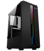 Gabinete Gamer Hayom GB1724 S/Fan S/Fonte ATX/MICRO-ATX Preto - GB1724