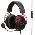 Headset Gamer HyperX Cloud Alpha Drivers 50mm Múltiplas Plataformas P2 e P3 Preto/Vermelho -  HX-HSCA-RD - Imagem 4