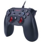 Controle Saturn Redragon PC/PS3 Preto Fosco/Vermelho - Imagem 6