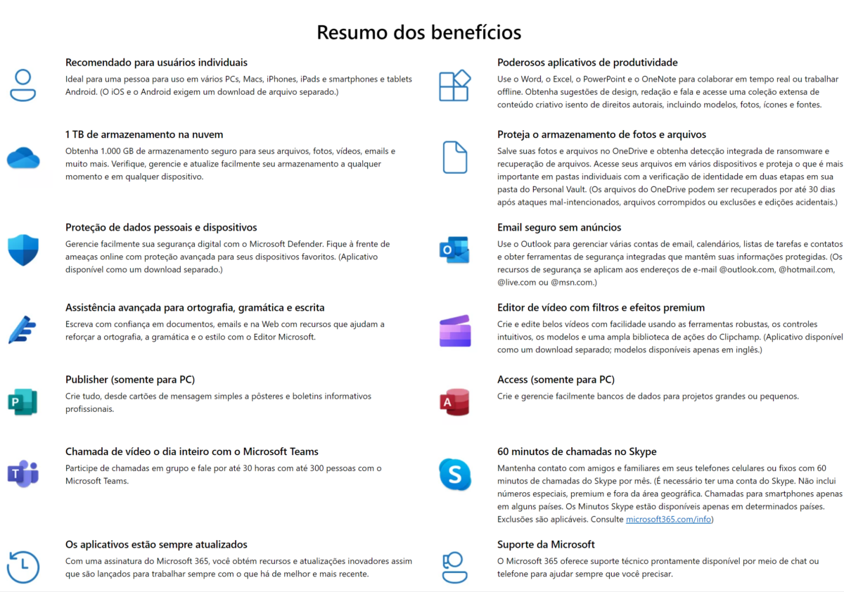 Microsoft 365 Personal Office 1 Licença 12meses Mídia Física - Imagem 3