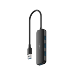 Hub USB Cudy UH40A 4 Portas USB-A 3.2 5 Gbps Preto - UH40A V1.0