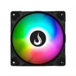 Fan Rise Mode X Led Rainbow 120mm Preto - RM-XLD-01-RBW1