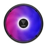 Cooler Gamdias Aura GA1 128mm LED 2 Cores Intel 12V Preto - AURA GA1 - Imagem 2