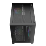 Gabinete Gamer Gamdias Aura GC10M ARGB V2 3 Fans S/Fonte Preto - GC10M - Imagem 6