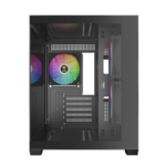 Gabinete Gamer Gamdias Aura GC10M ARGB V2 3 Fans S/Fonte Preto - GC10M - Imagem 3