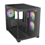 Gabinete Gamer Gamdias Aura GC10M ARGB V2 3 Fans S/Fonte Preto - GC10M - Imagem 4