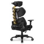 Cadeira Gamer Cougar Terminator Elite Gold Até 130Kg Preto e Dourado - CGR-TRE-GLB - Imagem 4