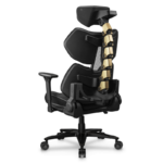 Cadeira Gamer Cougar Terminator Elite Gold Até 130Kg Preto e Dourado - CGR-TRE-GLB - Imagem 2