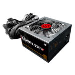 Fonte Kalkan Max Power 550W ATX 80 Plus Bronze Cabos Flat PFC Ativo Preto - Imagem 2