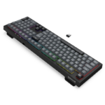 Teclado Membrana Redragon Crux Pro RGB Sem Fio Full Size Preto e Cinza - K518RGB-PRO-GB - Imagem 3