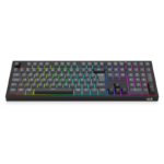 Teclado Membrana Redragon Crux Pro RGB Sem Fio Full Size Preto e Cinza - K518RGB-PRO-GB - Imagem 4