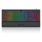 Teclado Gamer Membrana Redragon Shiva RGB V2 Full Size USB Preto - K512RGB V2 - Imagem 6