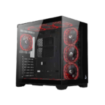 Gabinete Gamer Rise Mode Galaxy Glass Standard V2 S/Fan S/Fonte MidTower USB 3.0 Preto - Imagem 3
