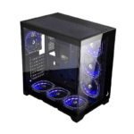 Gabinete Gamer Rise Mode Galaxy Glass Standard V2 S/Fan S/Fonte MidTower USB 3.0 Preto - Imagem 4