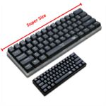 Teclado Mecânico Gamer Redragon Alien RGB Super Size GG ANSI USB Preto - K605 - Imagem 5
