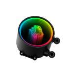 Water Cooler Hayom Rainbow 240mm 1800RPM 12V Hidráulico Preto - FC1315 - Imagem 5