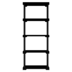 Estante 5 Prateleiras Plástica Poly Eco - Preto 70x35x167cm - Imagem 4